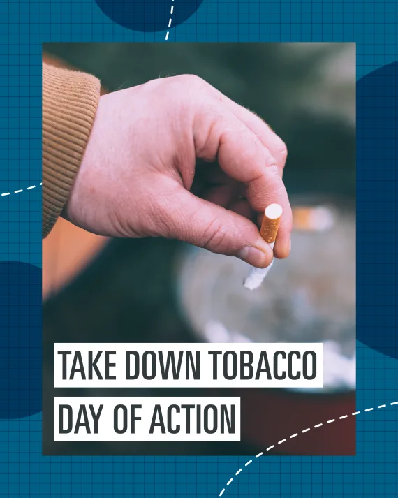 Take Down Tobacco Day of Action 2x